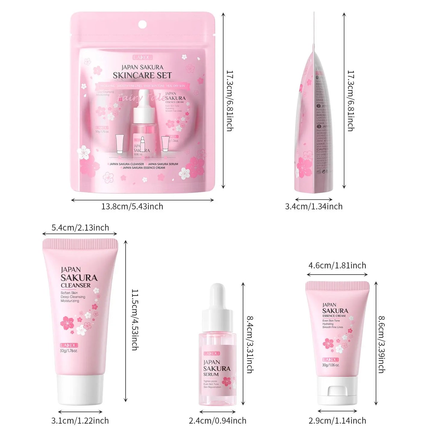 Sakura Facial Skincare Kit